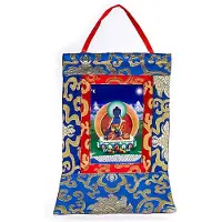 Phoenix Bouddha de médecine imprimé Thangka - paquet de 2 pièces - 29x20cm