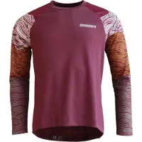 Zimtstern Hommes, Maillot de cyclisme, Braapz Shirt L/S Trikot (XL), Rouge, XL