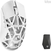 WLMouse Beast X Max (Filaire, Sans fil), Souris, Blanc