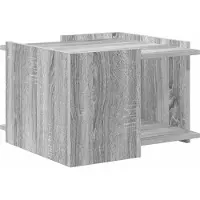 Syfax Table basse Sonoma gris 50,5 x 50 x 33 cm Bois d'ingénierie