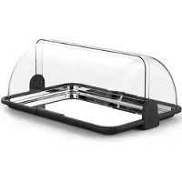 Super Merchant Présentoir à rouleau , transparent, pour buffets chauds et froids