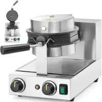 Hendi Gaufrier rotatif Bubble Waffle,, 220-240V/1500W, 255x560x(H)318mm, Gaufrier, Rouge