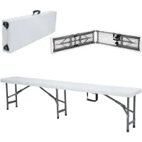 Super Merchant Banc pliable 1830x300x430 mm (183 cm)