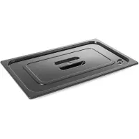 Super Merchant Couvercle Gn En Polycarbonate Noir Gn 1/2 - Hendi 862926
