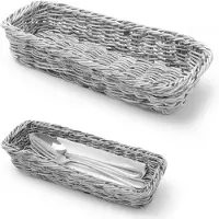 Super Merchant Panier à couverts Gris, Range-couverts, Gris