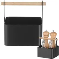 Super Merchant Tisch-Caddy, Organisateurs de cuisine, Noir