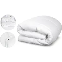 AIO Factory Couette 160x200 cm 4 saisons microfibre antiallergique silicone