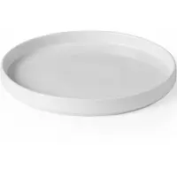 Hendi Plaque à bord haut Oslo, Assiettes, Blanc