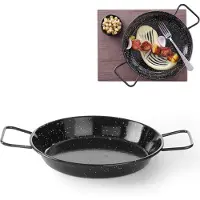 Hendi Poêle à paella acier plat