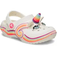 Crocs Sabots enfant Classic IAM Unicorn Lights CgT filles - Beige - 22 / 23