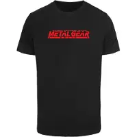 Mc Clothes T-Shirt 'Metal Gear' rouge sang / noir