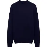 GOBI Cashmere Pull-over 'Men's Timeless Mock Neck Cashmere Sweater' bleu marine