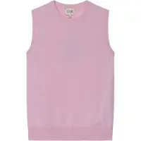 GOBI Cashmere Cardigan 'Women's Timeless Cashmere Crewneck Vest' rose