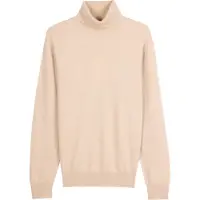 GOBI Cashmere Pull-over 'Men's Essential Turtleneck Cashmere Sweater' beige