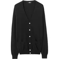 GOBI Cashmere Vestes en maille noir