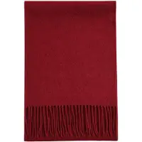 GOBI Cashmere Écharpe 'Unisex Cashmere Fringed Scarf' bordeaux