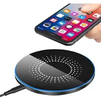 JGD -Chargeur sans Fil, Chargeur Rapide sans Fil 20W, Chargeur Max 20W Compatible avec Samsung Galaxy S24/S23/S22/S21/S20/S10, Chargeur sans Fil Compatible avec iPhone 12/13/14/15/16