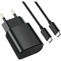 JGD -Chargeur 25W pour Samsung Galaxy S24/S25/S23/S22/S21/S20/20 FE/S21 FE/S24 FE/A52/A54/A53/A35/A55,Chargeur Rapide et 1,5m Cable