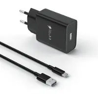 JGD -Chargeur USB C Rapide pour Samsung Galaxy A16 A15 A14 A13 A12 4G/5G A06 A05S A04S A55 A54 A35 A34 A53 A33 A32 A52 A25 S24 S23 S22 S21 S20, Compatible Xiaomi, Google etc. avec 2m Câble USB C (Noir