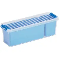 Sunware Boîte de rangement Q-Line – Assortiment – Bleu – 1,3 litre