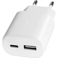 JGD -Chargeur USB C avec Adaptateur USB [2 en 1], Adaptateur de Charge pour Samsung Galaxy S25 S24 S23 S22 iPhone17 16 15 Pro Max Plus iPad, Bloc d'alimentation, Multi Prise de Charge Chargeur Rapide