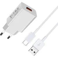 JGD -Chargeur Rapide avec Câble USB C pour Xiaomi Redmi Mi Note 8 9 10 11 12 8T 9T 10T 11T 11i 10i Lite Ultra Pro NFC GT Câble de Charge Rapide 18W USB Chargeur