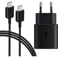 JGD -Chargeur USB C 25W avec Câble 1,5M Chargeur Rapide de Téléphone Portable pour Samsung Galaxy S25 S24 S23 S22 S21 S20 Ultra A70 A54 A53 A52 A34 A33 A14 A13 M52 M34 M14 5g, Type C Adaptateur Secteu