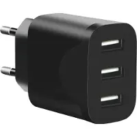 JGD -Chargeurs USB, Adaptateur Chargeur USB 3 Ports pour iPhone 17 16 15 14 13 12 11 Pro Max SE XS XR 8 Plus SE