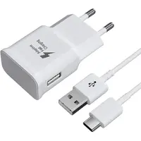 JGD -Chargeur Rapide pour Samsung Téléphone, Chargeur Rapide Adaptatif Chargeur USB Mâle avec Câble de Charge USB Type C Compatible avec Galaxy A13 5G, S10, S9, S8 Plus, A51, A52, A53 5G, A33, A40, A3