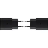JGD -Chargeur 25W Charge Rapide Compatible avec Samsung Galaxy S24,S23,S22,S21 Ultra,S20 FE,Z Fold4,Fold5,Flip4,Flip5,A53, A54,A34,A23,A13,A04S, Adaptateur Secteur Prise USB C (Noir 2 Pack)