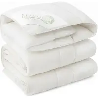 Beautissu Couette toutes saisons 155 x 200 cm, 100 % duvet et plumes