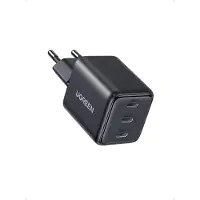 ELVORIX -Zapix Chargeur USB C Rapide iPhone 30W 3 Ports GaN Prise Secteur Compatible avec iPhone 17 Pro Max Air 16 15 14 13 12 Plus Pixel 9 8 Pro 7a Galaxy S25 S24 S23 Ultra A56 A16 A06 iPad MacBook A