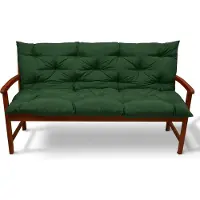 Beautissu Coussin d'assise Flair BR vert foncé, 120 x 50 x 50 cm