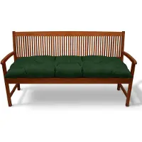 Beautissu Coussin de banc Flair BK, env. 180 x 50 x 10 cm, vert foncé