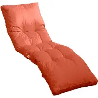 Deco Arts Coussin bain de soleil 185 x55cm Terracotta