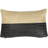 Deco Arts Coussin effet raphia - Bi-colore - Rectangle - 30x50cm