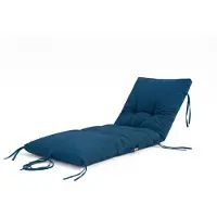 Deco Arts Coussin bain de soleil 185 x55cm Bleu pétrole