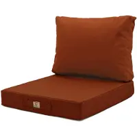 Deco Arts Coussins pour salon de jardin déhoussable 60x70cm Terracotta
