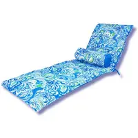 Deco Arts Ensemble Coussin pour Chaise Longue et Traversin 195x60x5cm & 45x18cm Motif Arabesque