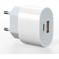 JGD -Chargeur Rapide iPhone 17 16 15 14 13 12 11,2-Port ¿QC¿Chargeur de 25W USB Multiple Secteur Adaptateur pour iPhone 16 15 14 13 12 11 Pro/Pro Max/Plus,Mini X XS XR SE,iPad,Samsung Galaxy S25 S24 U