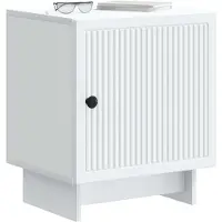 vidaXL Cabinet de chevet 2 pcs Blanc 43 x 34,5 x 50 cm