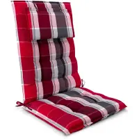 Beautissu Premium Coussin pour dossier haut Sun Sun-HL, 120 x 50 cm, anthracite