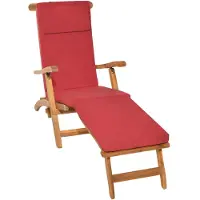 Beautissu Matelas de chaise longue de luxe LoftLux DC, 175 x 45 x 5 cm, bleu foncé
