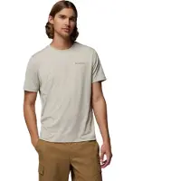 Columbia Parsons Point Back Graphic Short Sleeve T-shirt Beige XL Homme
