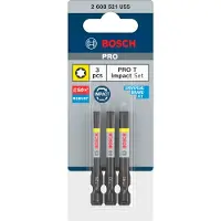 Bosch Embout de vissage PRO Torx Impact Bit, T25, T30, T40, 55 mm, 3 pcs.