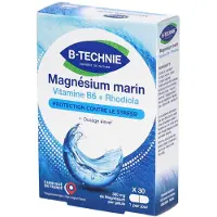 Bio Technie B-TECHNIE Magnésium Marin Vitamine B6 + Rhodiola 30 pc(s) Capsule(S)