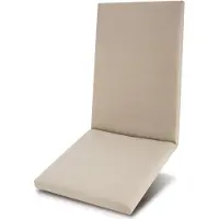 Beautissu Coussin pour chaise haute Premium 100 % imperméable QD-HL, 120 x 50 cm, beige