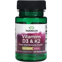 Swanson Health vitamine k2&d3 (60 gélules) 7437