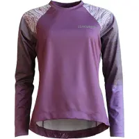 Zimtstern Femmes, Maillot de cyclisme, Braapz Shirt L/S Damen Trikot (S), Violet, S