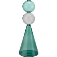 Philippi Vase Curiosa cône verre ø 9x27 cm